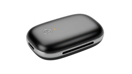 portable power bank png black power bank png usb charger png compact device png transparent background image