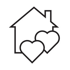 Valentine's day icon. 