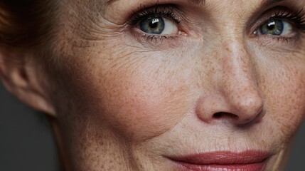 Obraz premium Close up portrait of an appealing adult woman