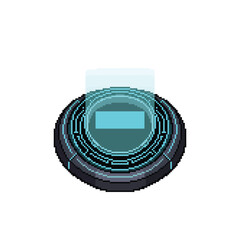 Pixel Art Holographic Data Disk