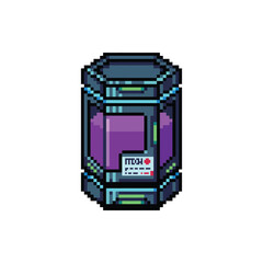 Pixel Art Nano-Gel Canister