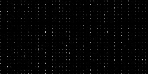 Question mark Seamless Dark pattern. Seamless repeating tiling question flat pattern. Question marks design for social media quiz, survey or poll. EPS Vector