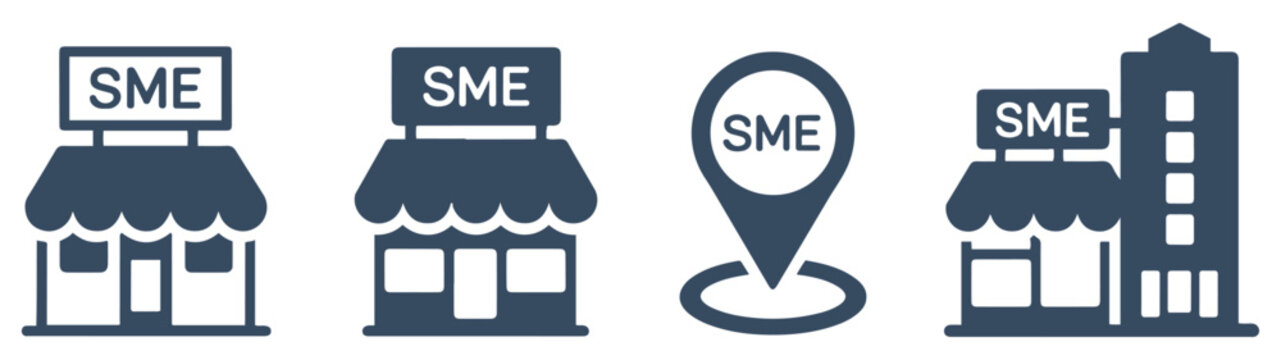 small medium enterprise business icon