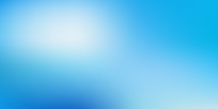 Abstract background with a gradient of blue tones, ranging from light sky blue at the edges to a deeper azure in the center, giving a sense of calmness and openness. Vector illustration