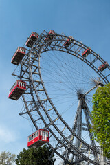 Giant Wheel - Riesenrad - In The Funpark Prater Of The City Of Vienna In Austria