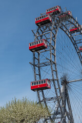 Giant Wheel - Riesenrad - In The Funpark Prater Of The City Of Vienna In Austria
