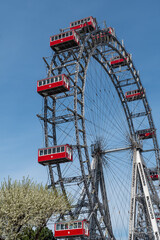 Giant Wheel - Riesenrad - In The Funpark Prater Of The City Of Vienna In Austria