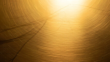Abstract Gold Texture Background, Circular Pattern, Golden Surface