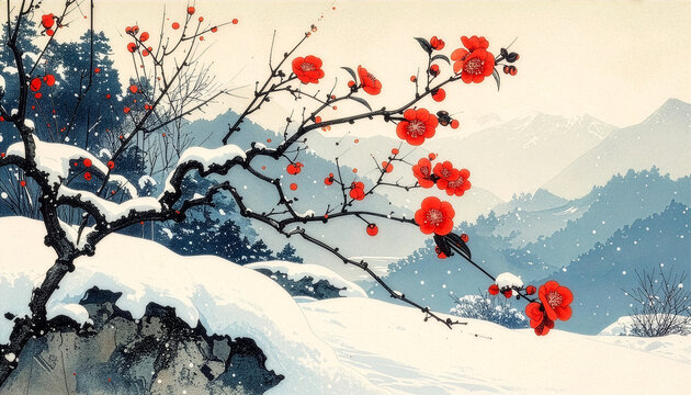 寒椿 Images – Browse 1,308 Stock Photos, Vectors, and Video