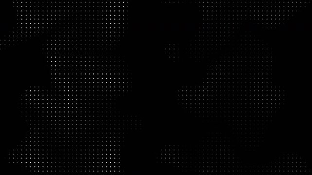 Abstract technology dark background random dots grid digital pattern network data suitable for modern digital presentations, science projects, and data visualization.