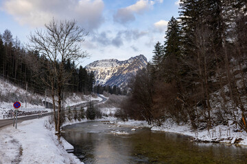 View of the Alps in Austria