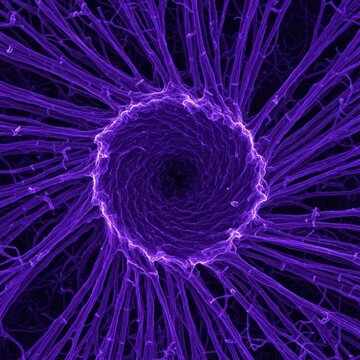 Large Scale Structure Of Universe Depicting Dark Matter Filament Connectivity And Galaxy Cluster Hub