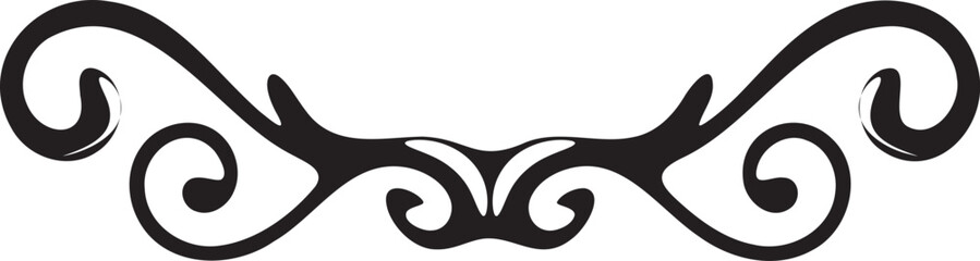 Obraz premium hand drawn ornament arrow shape element