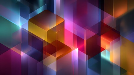 abstract colorful geometric background