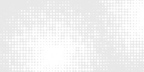 Dot white gray wave light technology texture background. abstract halftone modern. dot background.