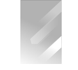 blank white paper with shadow