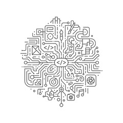 creative-coding-concept-in-line-art