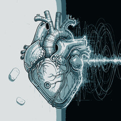 pencil-drawing-turning-into-digital-line-waves