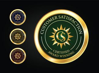 Customer Satisfaction Certified Award Winning Golden Badges