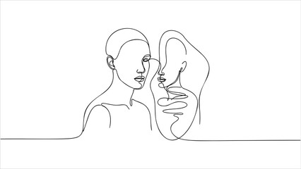 A woman contemplating mental health in a serene environment from a close-up viewpoint