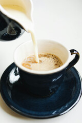 creative coffee advertising background