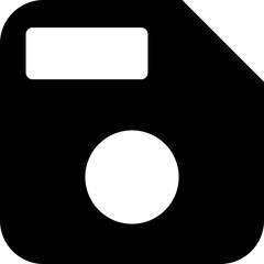 Save Button Icon Solid Rounded for File Data UI Website Mobile Apps
