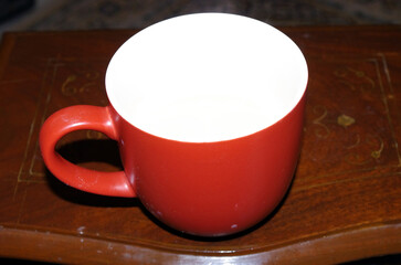 Red White New Bone Coffee Mug Cup 