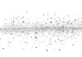 Obraz premium Dark Light Particle Effect Mystic Glowing Particles on Transparent Background