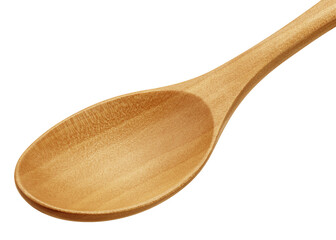 wooden Spoon, isolated, full depth of field
