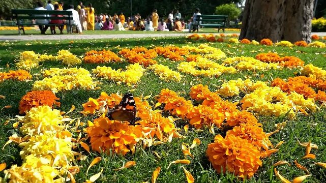 Guru ravidas jayanti celebration wishes indian religious festival dynamic typography text motion graphic video loop