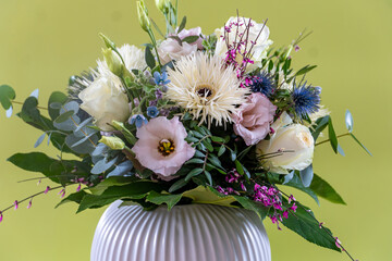 Blumenstrau&szlig; in Pastellt&ouml;nen