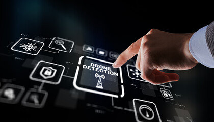 Advanced drone detection system using radar technology and aerial surveillance for security