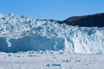Massive 600-Foot Calving Event at Eqi Glacier, Greenland © Michel