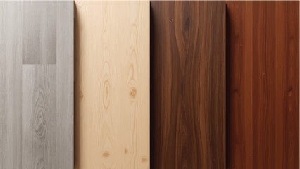 Collection of wooden planks. Wooden background. Wood planks with natural pattern. 