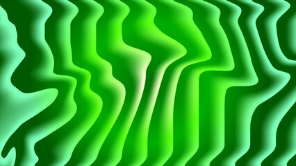 Abstract green wavy pattern background design element for graphic resources and creative projects finishing with a smooth gradient effect