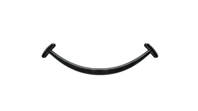 Simple Black Smile Icon - Powered by Adobe