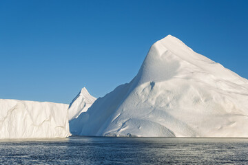 Gigantic Ice Formations Emerging from Ilulissat Icefjord, Greenland © Michel