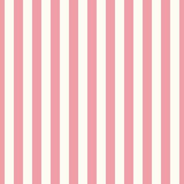 Seamless Dusty Rose and White Vertical Stripe Pattern - Shabby Chic Pink Digital Paper - Soft Romantic Floral Companion Background
