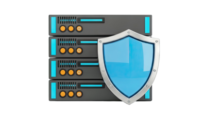 Server Security and Protection Icon