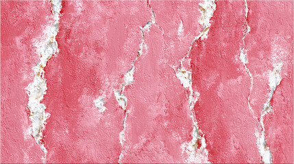 Pink Marble Texture Background with White and Gold Veins