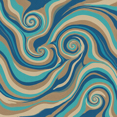 Abstract blue and brown background or paintings