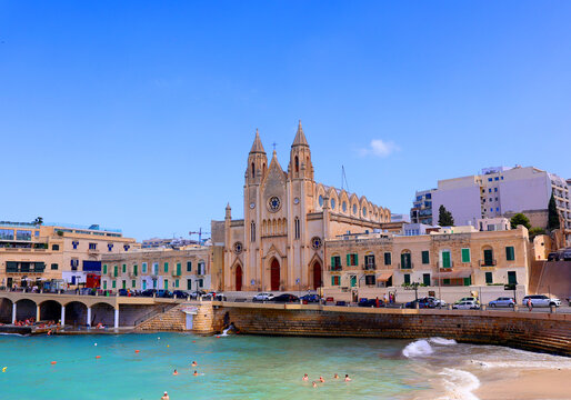 Parish Church of Our Lady of Mount Carmel or Carmelite Church or Balluta Parish Church, is a neo-gothic Roman Catholic parish church in Balluta Bay in the town of St Julian