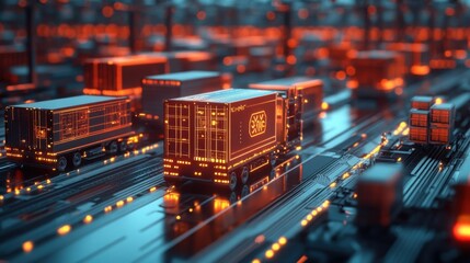 Logistics Automation Abstract Professional Style 