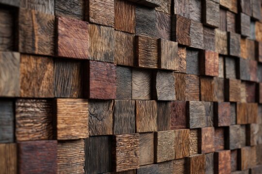 Wood block wall pattern (1)