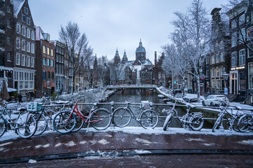 Amsterdam Winter Snow