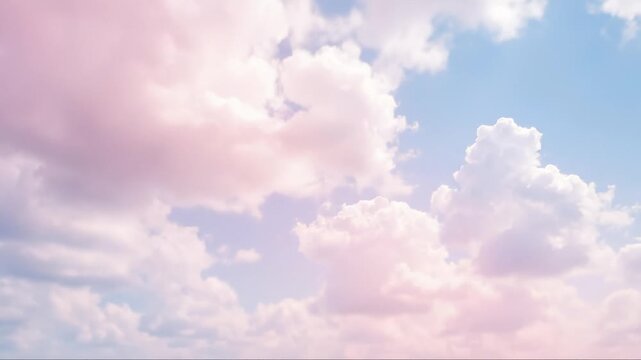 Soft Dreamy Clouds Time Lapse Aesthetic Feel Video