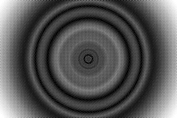 Gradient Cross Halftone Overlay with Distressed Line Mesh and Retro Crosshatch Texture on Transparent Background