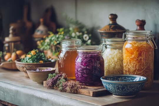 Fermentation process with eco friendly foods