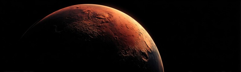 Mars in deep space