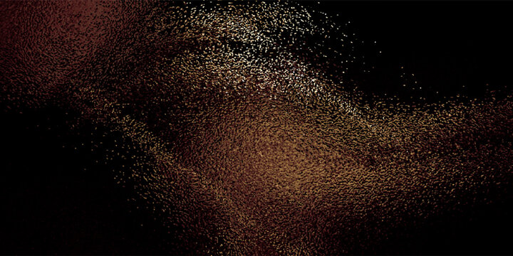 Close-up macro shot of textured brown and black abstract background.